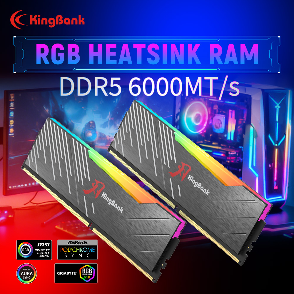 Ddr5 4800Mhz - ذاكرة كينج بانك KRRB DDR5 RGB