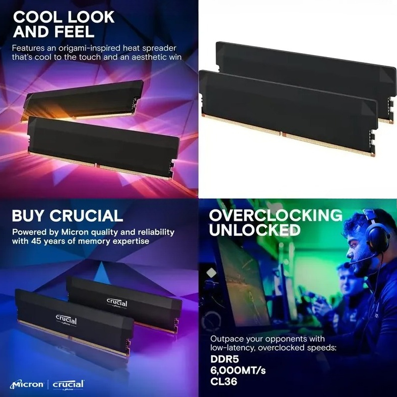 طقم ذاكرة AMD EXPO DDR5 سعة 32 - مراجعة Ddr5 32Gb وسعره