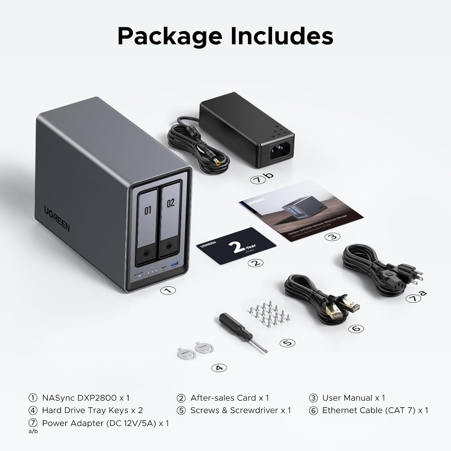 UGREEN NAS DXP2800 خادم تخزين  - مراجعة Ddr5 8Gb وسعره