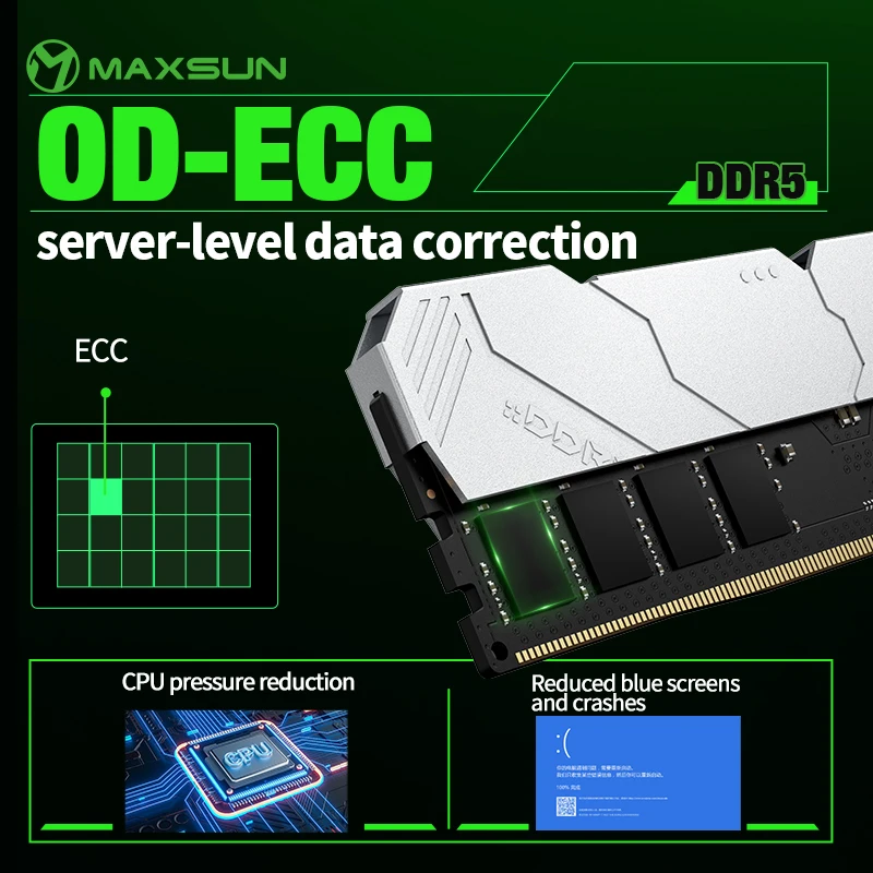 MAXSUN المبرد Memoria RAM DDR5 - مراجعة Ddr5 32Gb وسعره