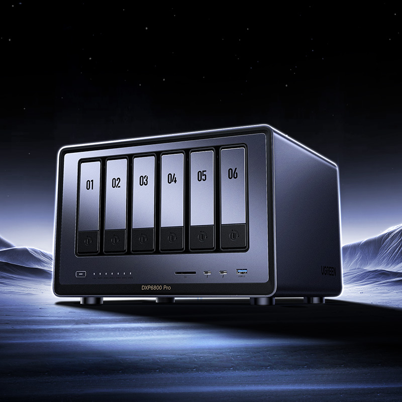 DXP6800 Pro 6-Bay Desktop NAS، - مراجعة Ddr5 8Gb وسعره