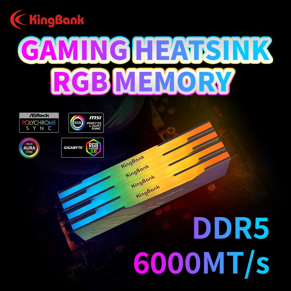 ذاكرة كينج بانك KRRB DDR5 RGB  - مراجعة Ddr5 4800Mhz وسعره
