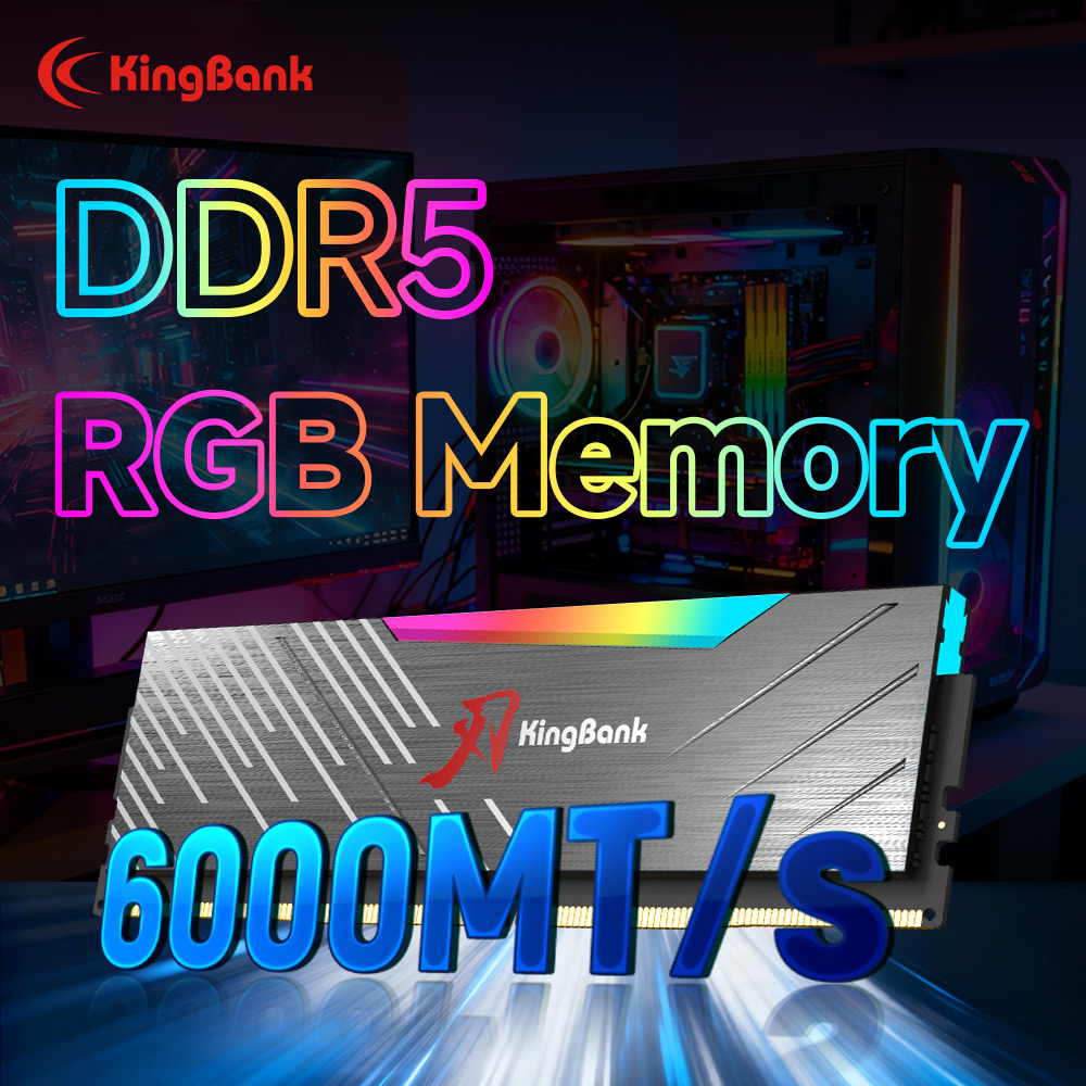 ذاكرة كينج بانك KRRB DDR5 RGB  - مراجعة Ddr5 4800Mhz وسعره