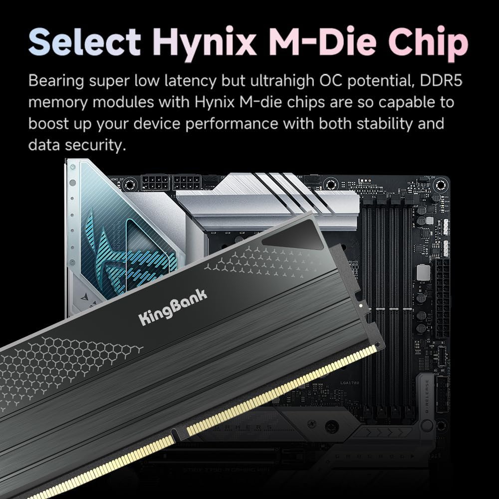 ذاكرة كينج بانك DDR5 KFXB سعة  - مراجعة Ddr5 4800Mhz وسعره