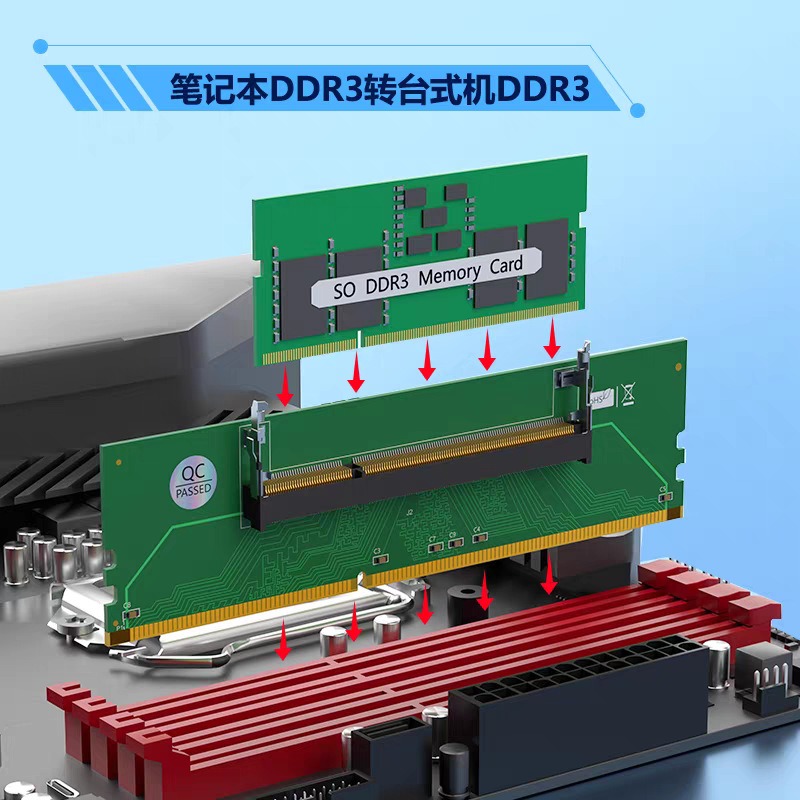 بطاقة محول DDR3 DDR4 DDR5 من ن - مراجعة Ddr5 Ram وسعره