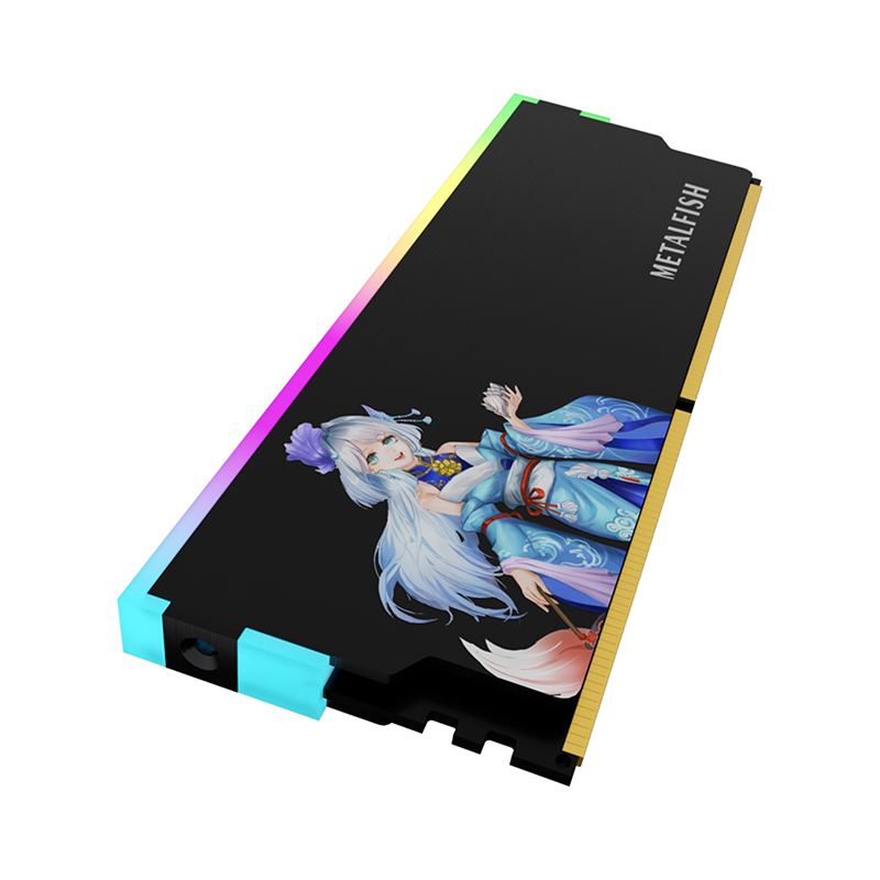 METALFISH DRAM المبرد 5V-3PIN  - مراجعة Ddr5 Rgb Ram وسعره